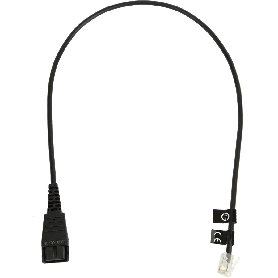 Kabel JABRA Anschlusskabel QD auf RJ10 glatt 0,5m