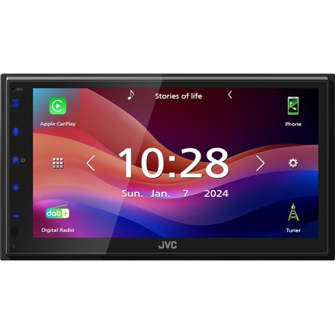 Multimedijski uređaj JVC KW-M595DBT (6,8" ekran, Bluetooth, USB, DAB+)-0