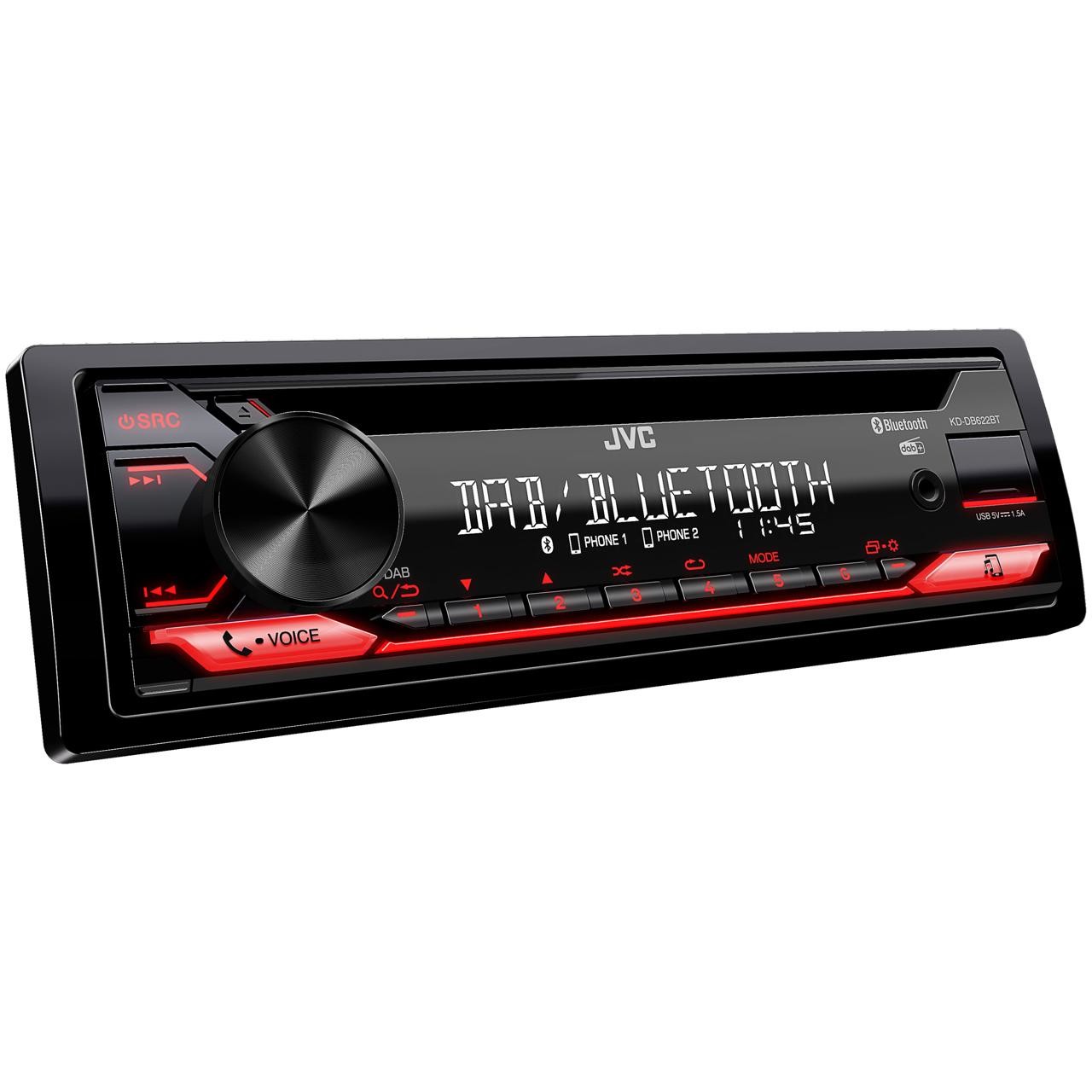 Radio JVC KD-DB622BT Bluetooth USB MP3-2