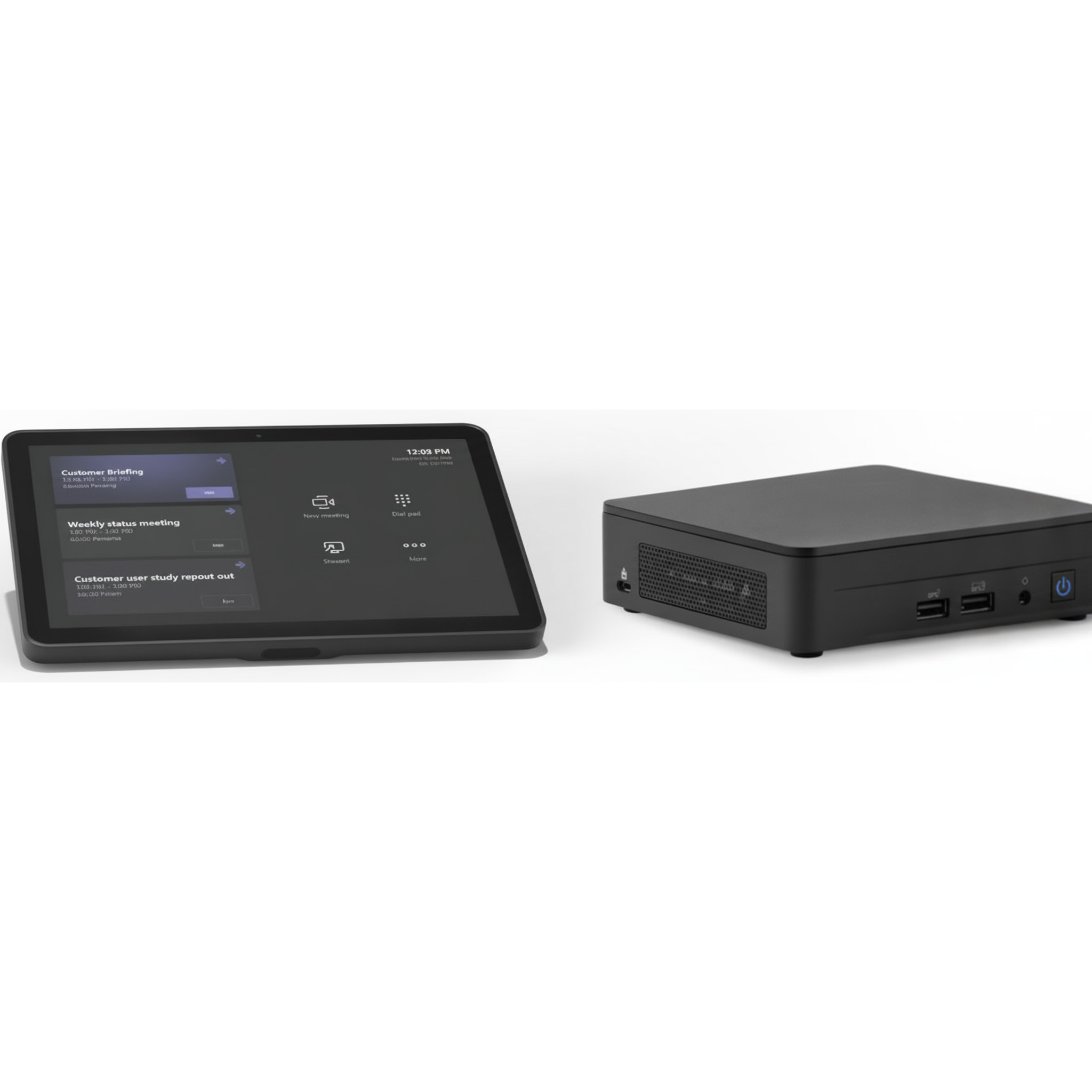 Bundle LOGITECH Tap Controller wired with Cat5e Kit + AIS Intel Core i5-1350P 16GB 250GB + Video conferencing kit