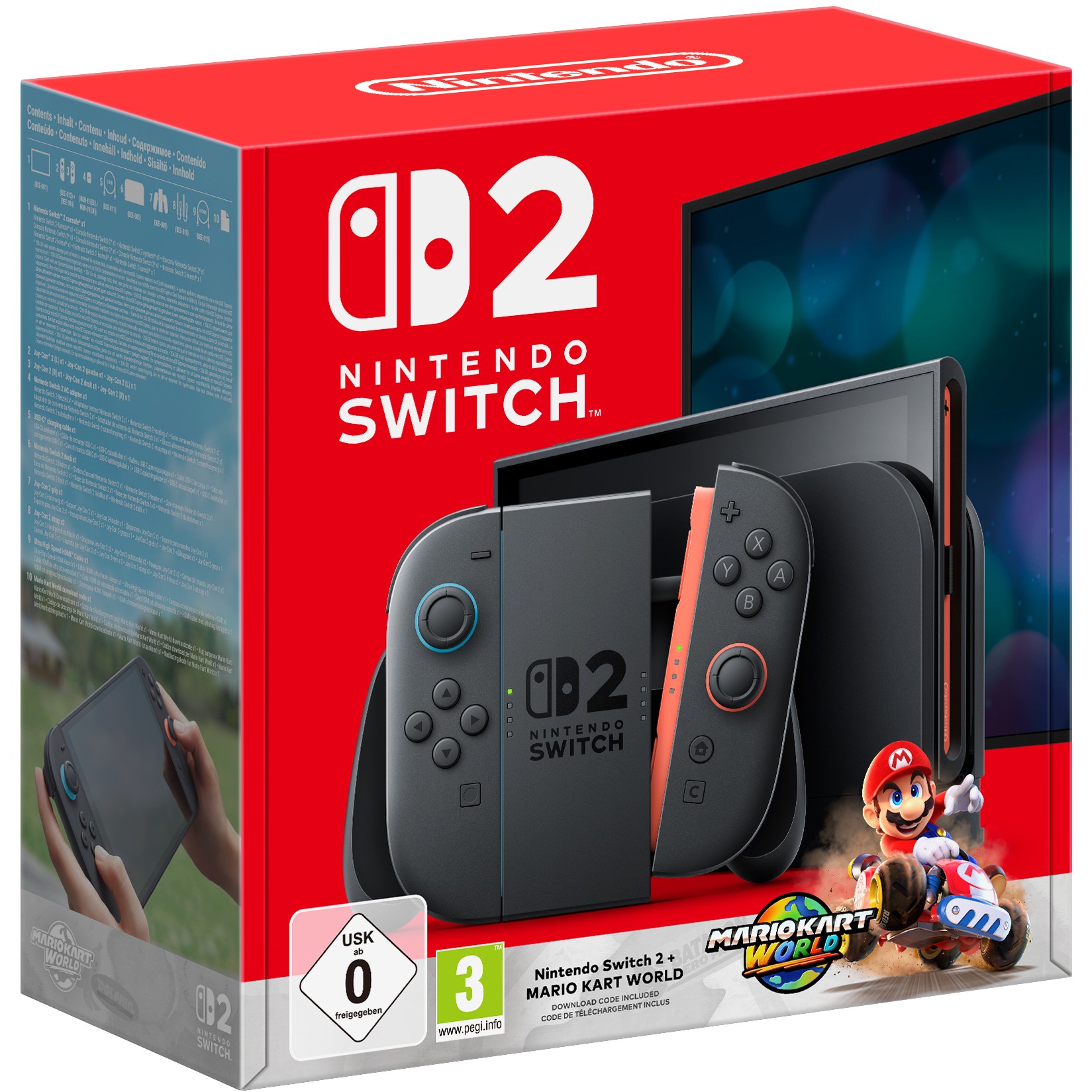 Igraća konzola NINTENDO Switch 2 + Mario Kart World Bundle (Crna)-0