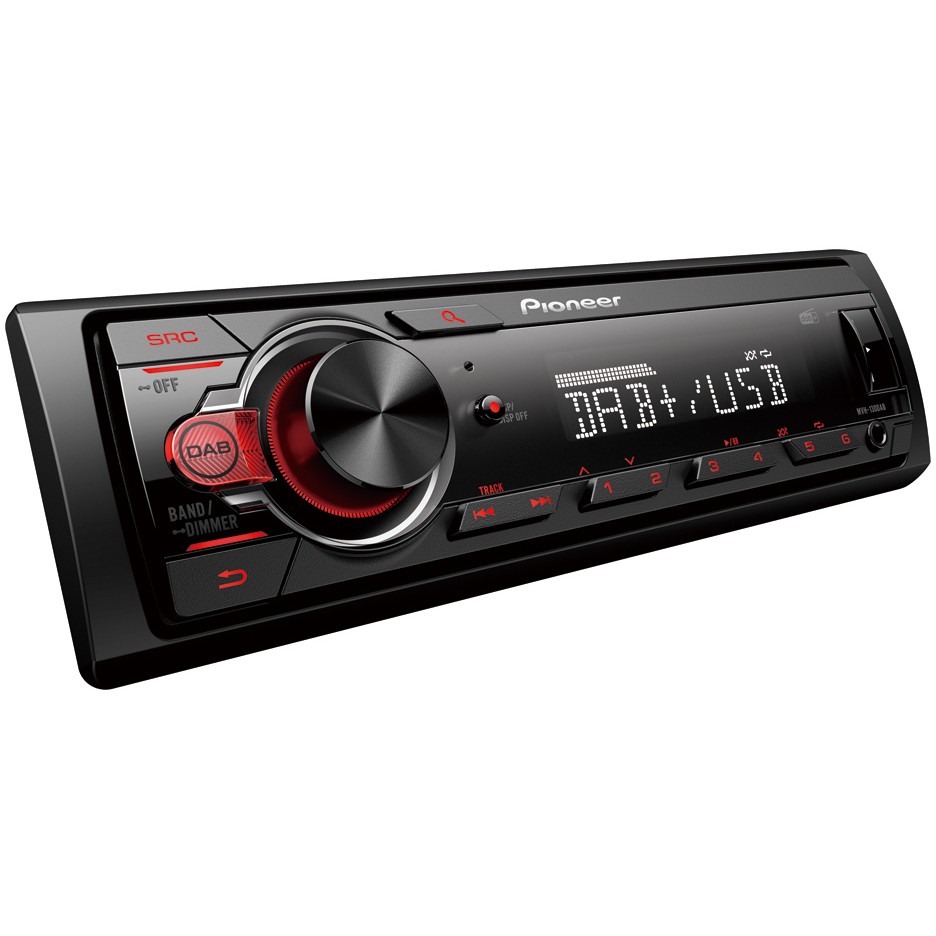 Auto radio Pioneer MVH-130DABAN s DAB antenom-1