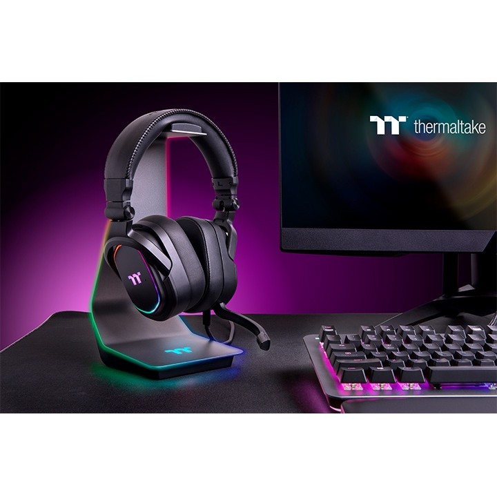 Stalak za slušalice THERMALTAKE ARGENT HS1 RGB (aluminijski, 2x USB 3.0, 3.5mm)-5