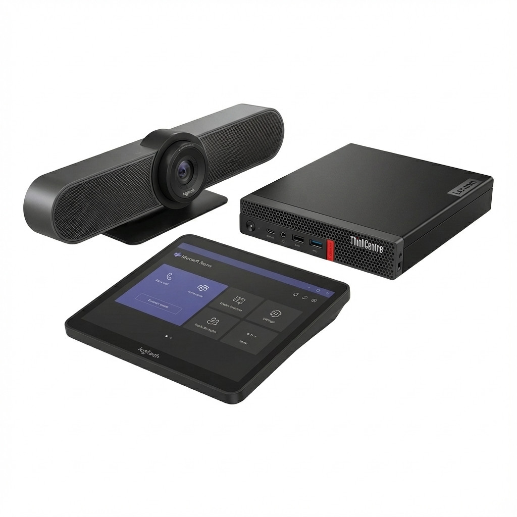 Set za video konferencije LOGITECH Bundle Tap s USB Kit + LENOVO ThinkSmart Tiny Kit i3-13100T 16GB 256GB SSD + MeetUp 2 4K Video Conference kamera
