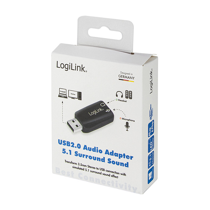 USB zvučna kartica LOGILINK USB 2.0 s virtualnim 3D zvučnim efektom-7