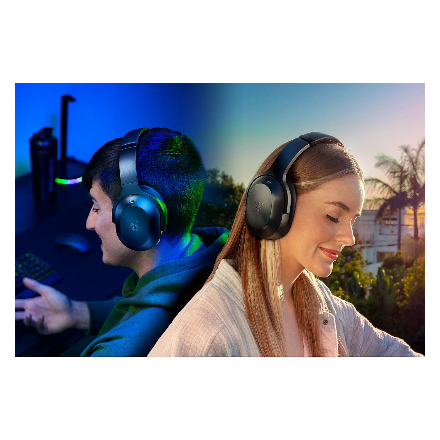 Slušalice RAZER Barracuda Pro Headset bežični over ear crna boja-4