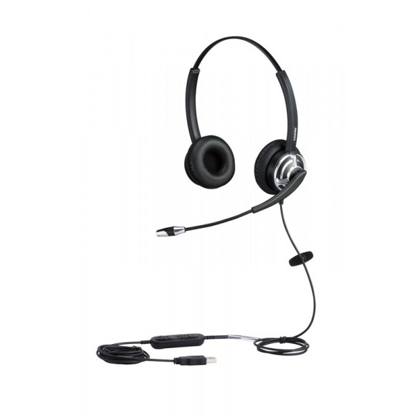 Slušalice PLUSONIC USB Headset 8.2MS binaural, NC, Wideband-0