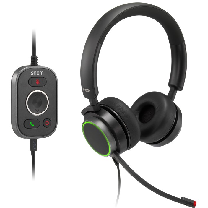 Slušalice SNOM A330D (žične, USB-A, 3.5 mm, mikrofon)-0
