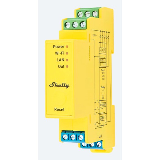 Kontroler LED svjetla SHELLY Relais "Pro RGBWW PM" WLAN LAN BT