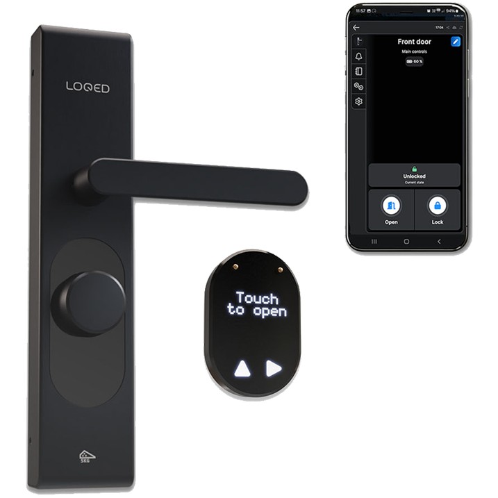 Pametni brava → SHELLY → LOQED Touch Smart Lock crna boja