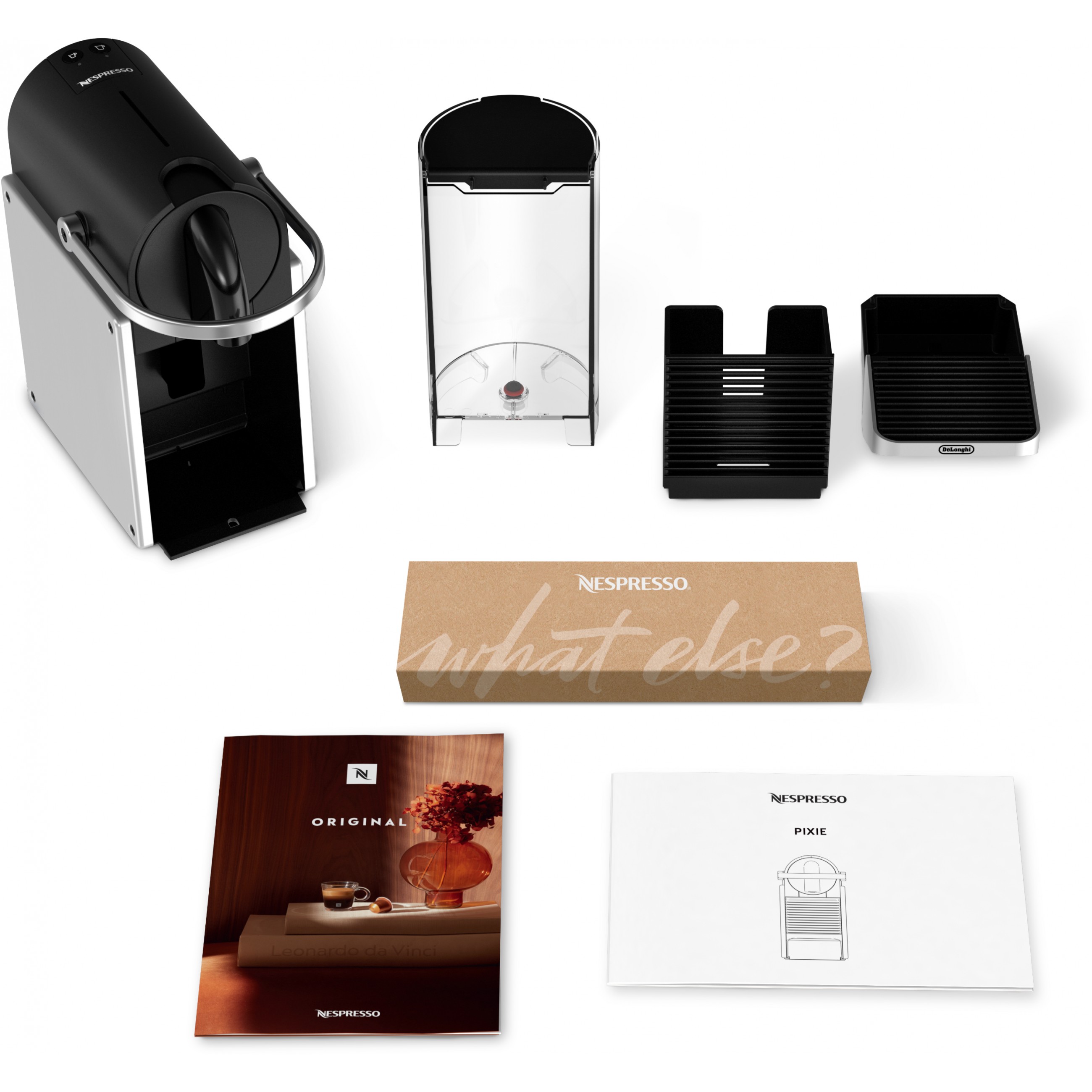 Kava aparat DELONGHI Nespresso Pixie EN127.BL srebrna/crna boja-2