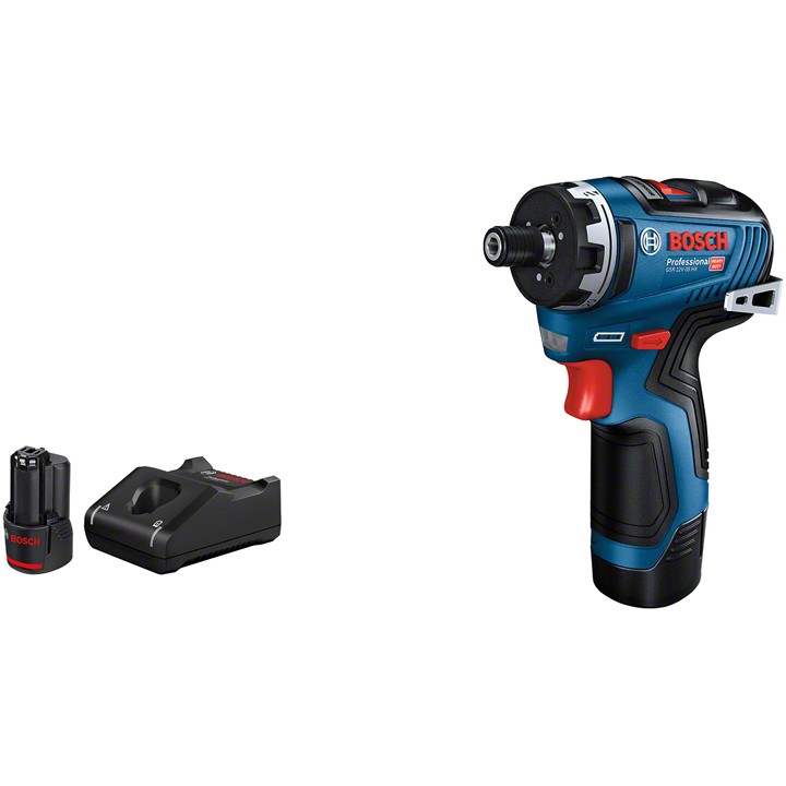 Akumulatorski odvijač BOSCH GSR 12V-35 Kit HX (12V, 35Nm, 2x baterije, punjač, torba)-0