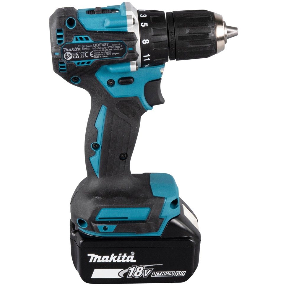 Akumulatorska bušilica MAKITA DDF487RFE3 (18V, 3x3.0Ah, 2 brzine, 40Nm)-10
