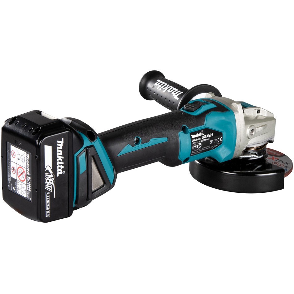 Akumulatorska brusilica MAKITA DGA521ZX1 X-Lock-8