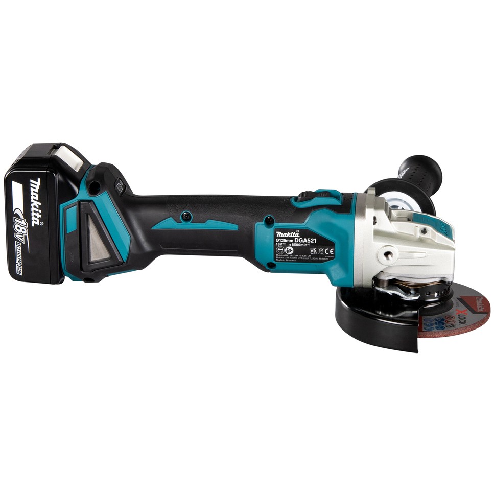 Akumulatorska brusilica MAKITA DGA521ZX1 X-Lock-9