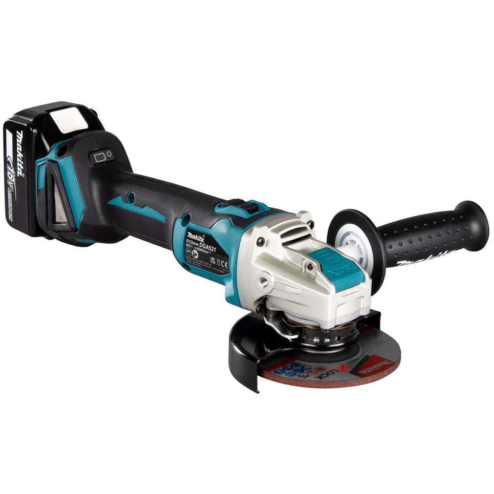 Akumulatorska brusilica MAKITA DGA521ZX1 X-Lock-10
