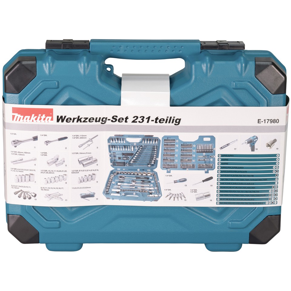 Set alata MAKITA Werkzeug-Set 231-tlg.-5