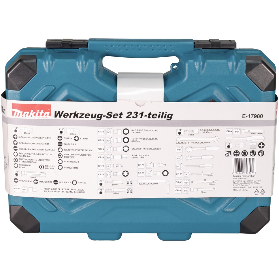 Set alata MAKITA Werkzeug-Set 231-tlg.-6