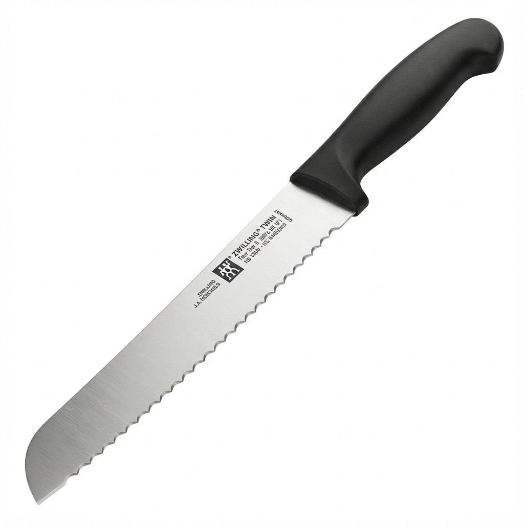Nož za kruh ZWILLING Twin Four Star ll 20cm crna boja-0