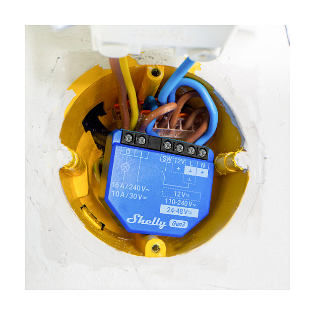 Relais Shelly 1 Gen3 2er Pack max 16A 1 Kanal WLAN BT-3