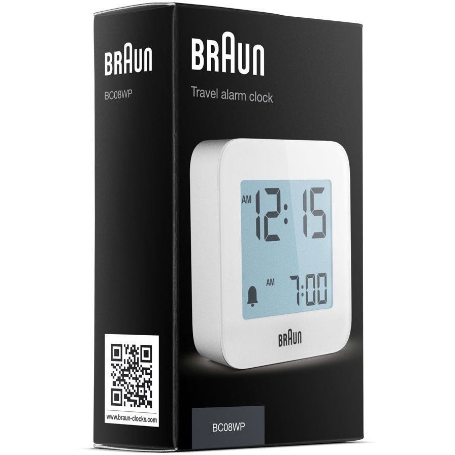 Budilica BRAUN BC 08 W-DCF Funkwecker Multiband bijela-6