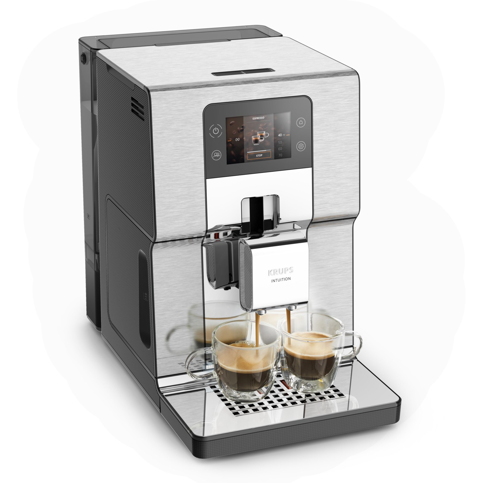 Automatski aparat za kavu KRUPS EA877D Intuition Experience+ (Inox)-1