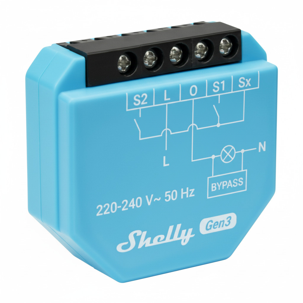 Uređaj Shelly Relais "2L Gen3" WLAN BT-2