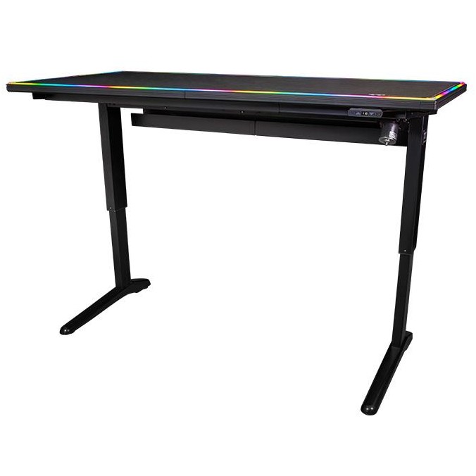 Gaming stol THERMALTAKE Level 20 BattleStation RGB (165x75 cm, električno podesiv, RGB)-0