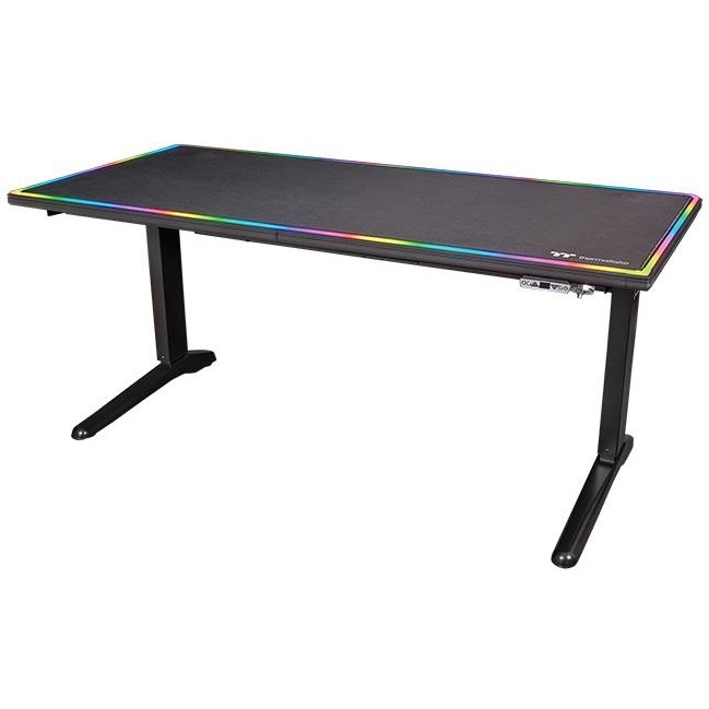 Gaming stol THERMALTAKE Level 20 BattleStation RGB (165x75 cm, električno podesiv, RGB)-1