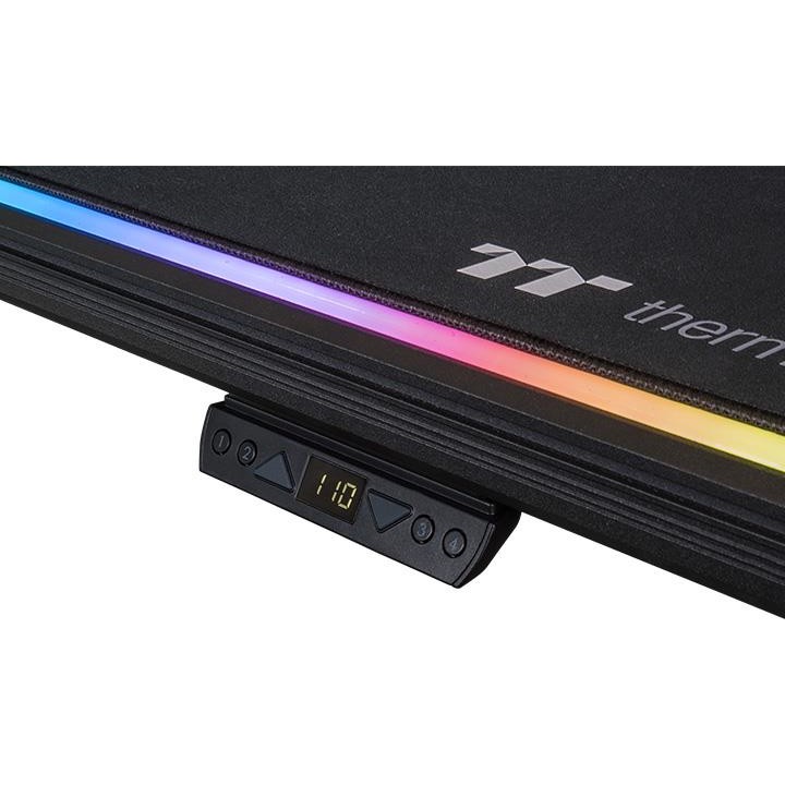 Gaming stol THERMALTAKE Level 20 BattleStation RGB (165x75 cm, električno podesiv, RGB)-9
