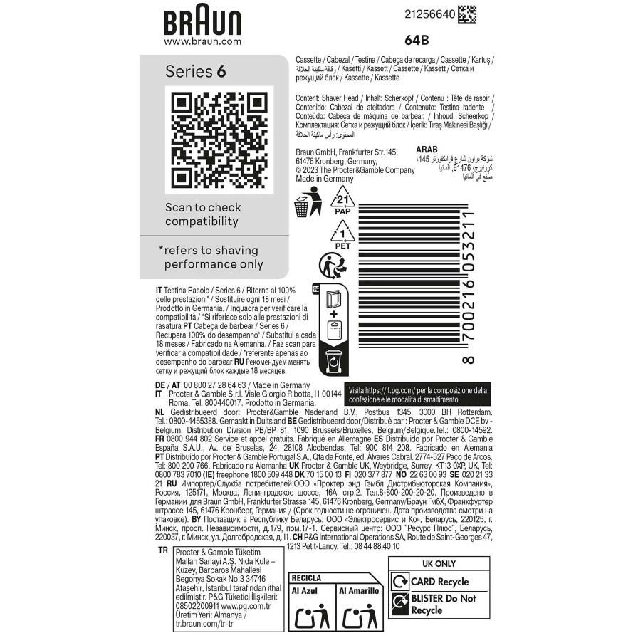 Kombipack BRAUN 64B-1