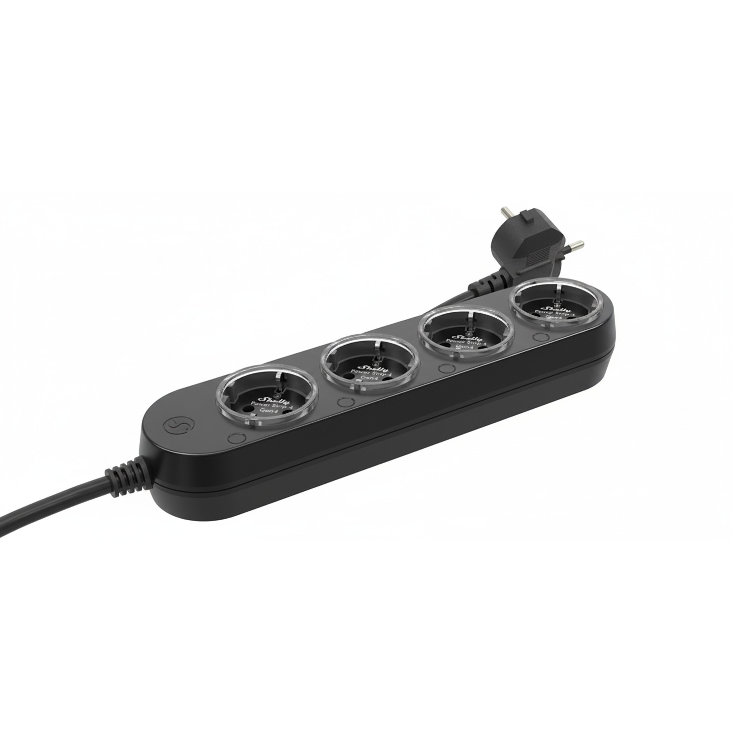 Produžni kabel → SHELLY → Plug & Play Power Strip 4 Gen4 crna boja-0