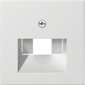 Abdeckung GIRA System 55 UAE/IAE-Anschlussdose reinweiss seidenmatt