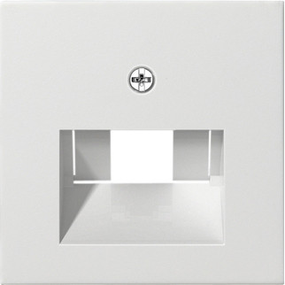 Abdeckung GIRA System 55 UAE/IAE-Anschlussdose reinweiss glanzend-0