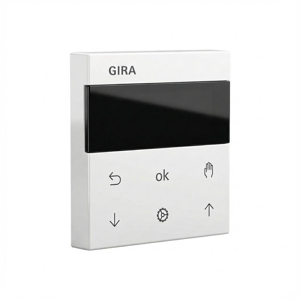 Prekidač GIRA S3000 JALOUSIE- UND SCHALTUHR DISPLAY SYSTEM 55 (bijela)-0