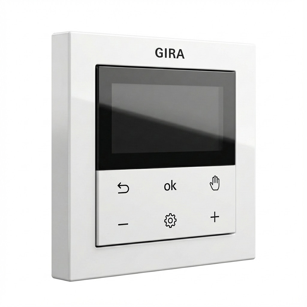 Upravljač temperature GIRA S3000 Raumtemperaturregler Bluetooth System 55 bijela boja