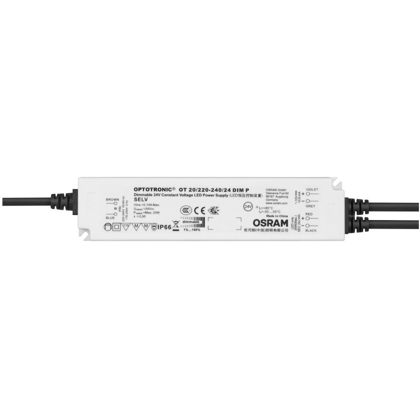 Napajanje OSRAM Netzteil 24V 20W IP67 dimmbar
