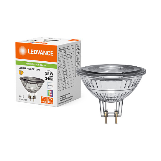 LED reflektor OSRAM MR16 35 36° DIM P 3.4W 940 GU5.3-4