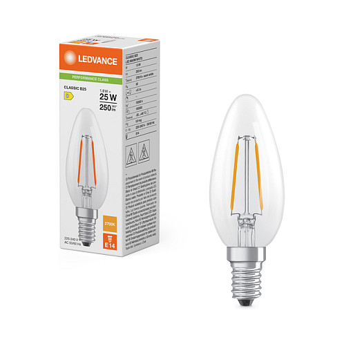 LED žarulja → OSRAM → LED Classic B 25 Filament P 1.8W 827 Clear E14-4