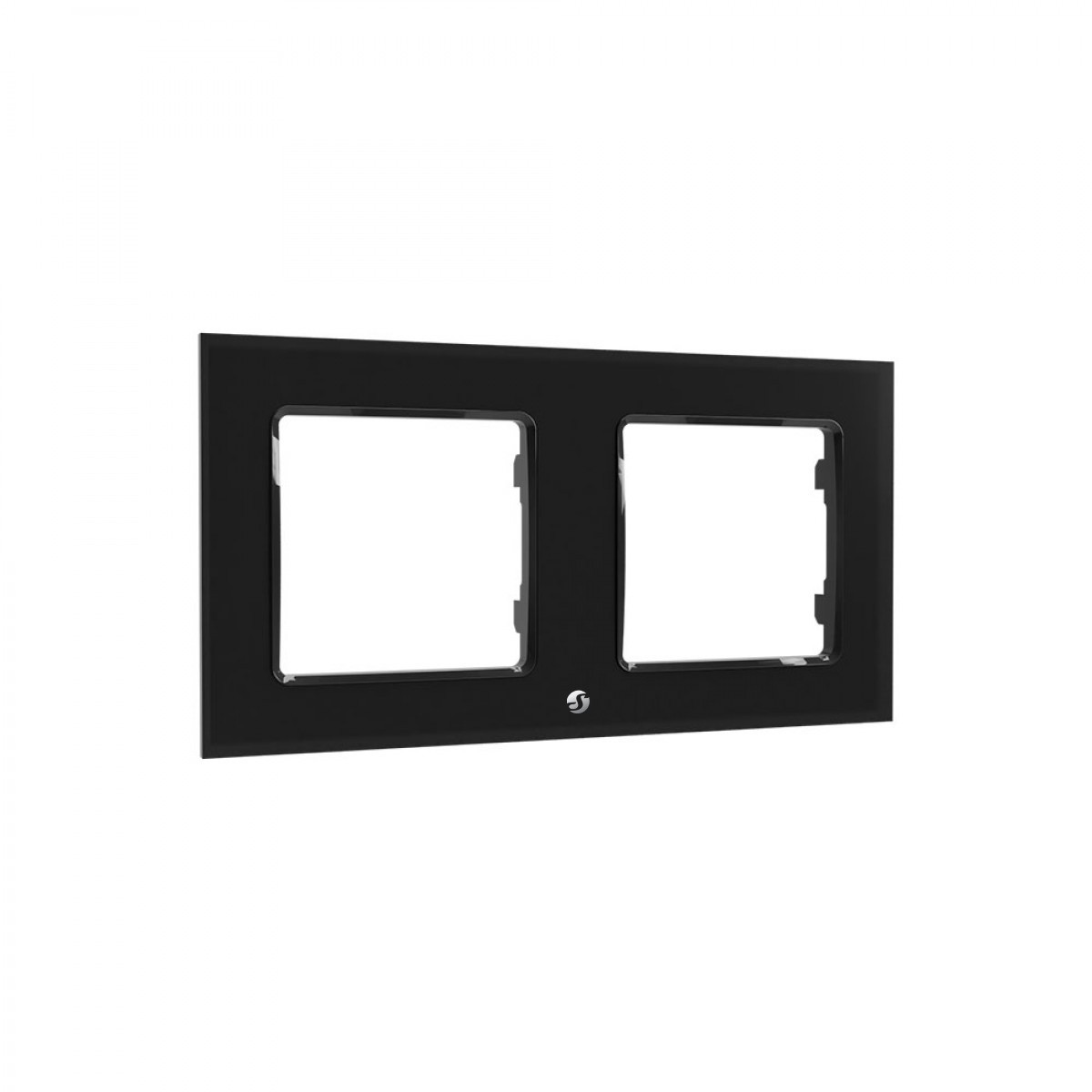 Prekidač Shelly WALL FRAME 2 2-fach crna boja