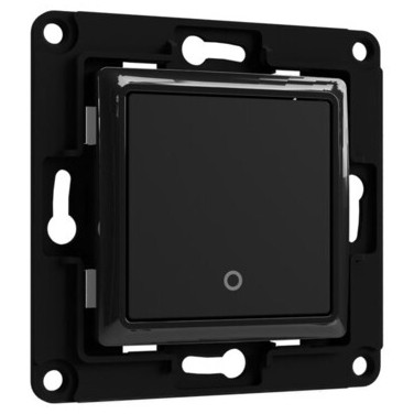 Prekidač Shelly Accessories "Wall Switch 1" crna boja-0