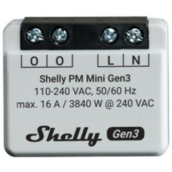Relais Shelly PM Mini Gen. 3 WLAN BT Unterputz-0