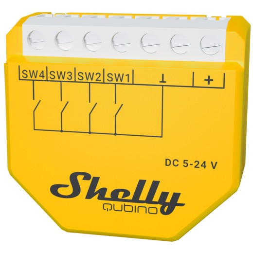 Uređaj za aktivaciju scena SHELLY Wave i4 DC Z-Wave-3
