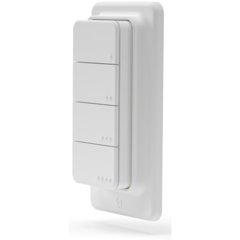 Upravljač Shelly Plug & Play "Blu RC Button 4" 4-funkcionalni bijeli