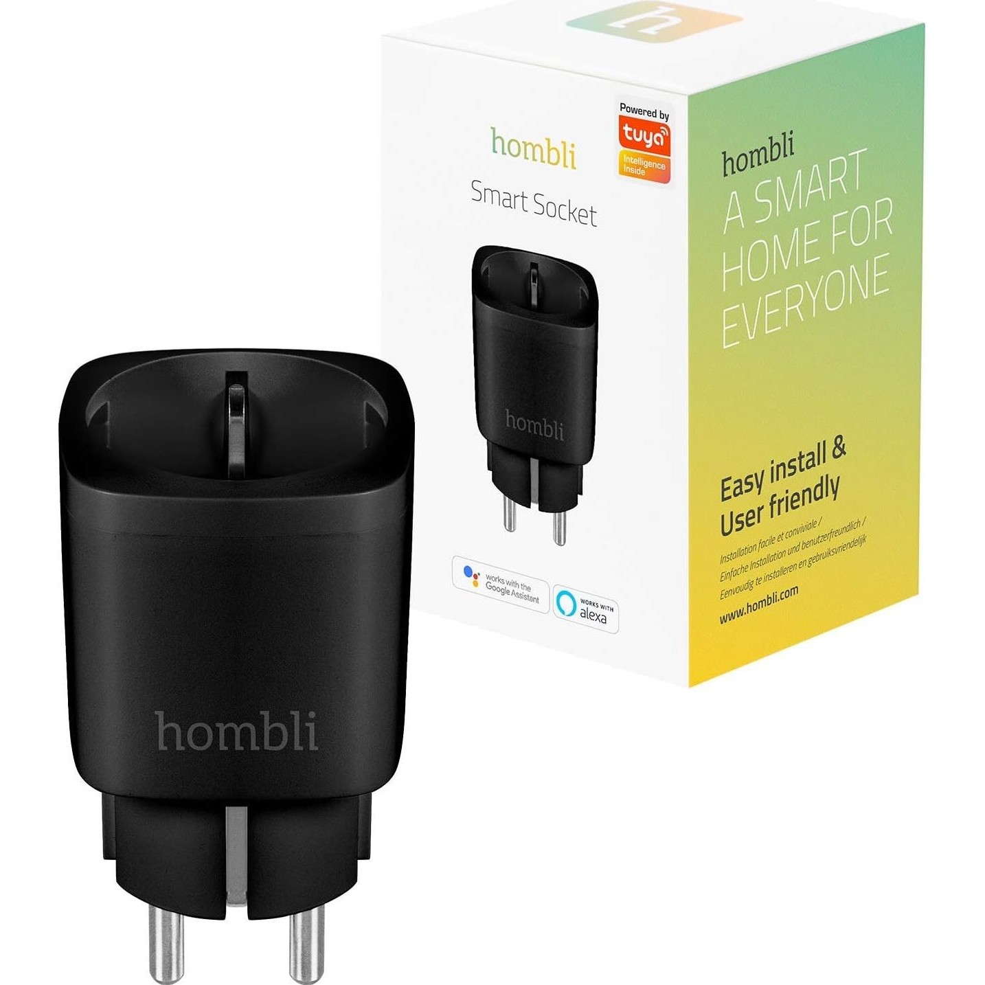 Utičnica HOMBLI smarte outdoor Steckdose V2 crna boja-1