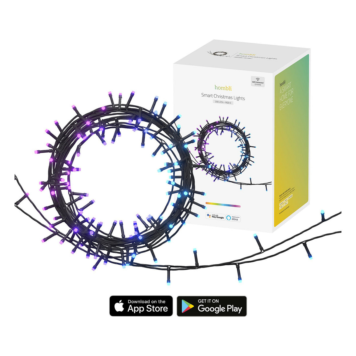 Dekorativna rasvjeta → HOMBLi → Hombli smartes Weihnachtslicht RGB-3