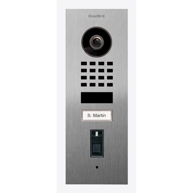 IP Video TÜRSTATION DOORBIRD D1101FV s čitačem otiska prsta, V2A