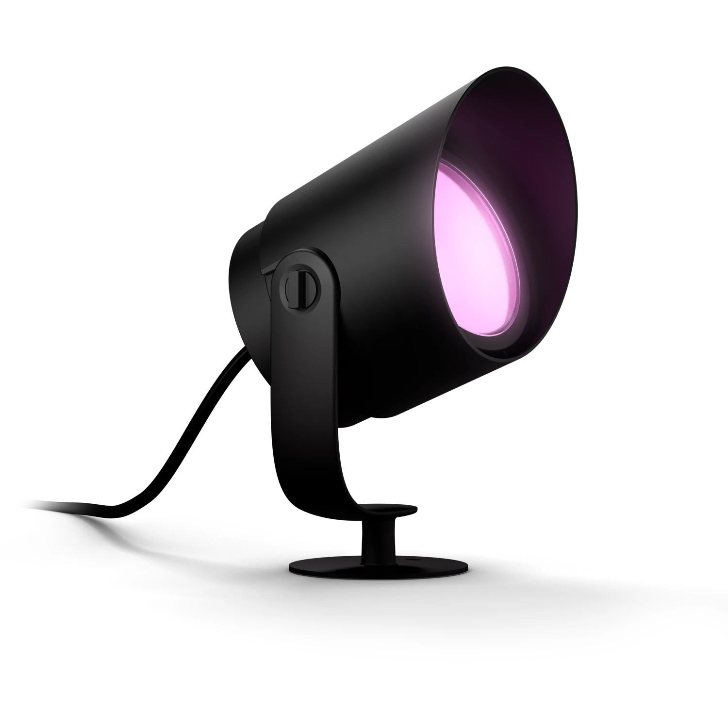 Vanjska pametna reflektorska svjetiljka PHILIPS Hue White and Color Ambiance Lily XL Extension, crna-0