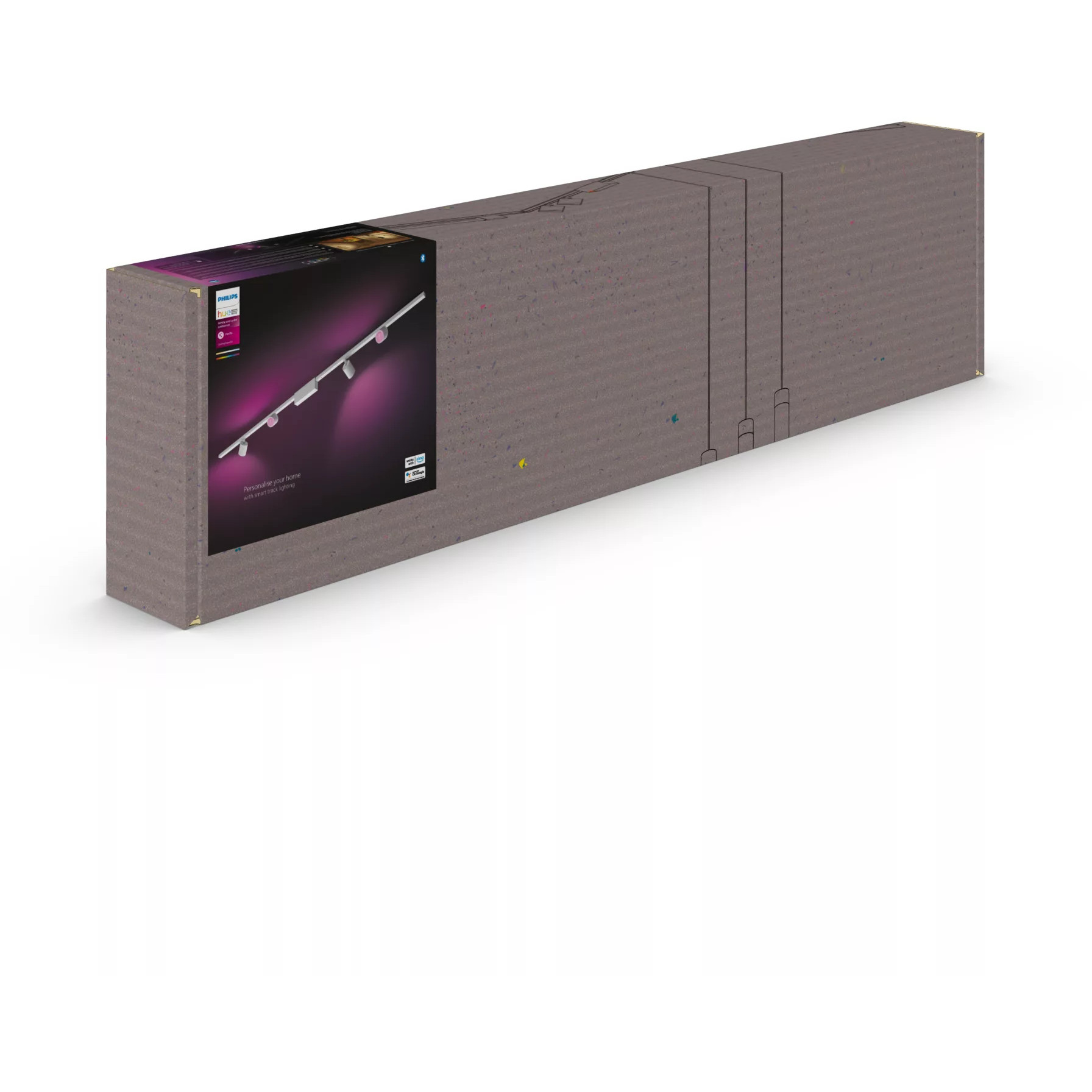 Lampa PHILIPS Hue Perifo Basis-Set Deckenleuchte 4 Spots bijela-1