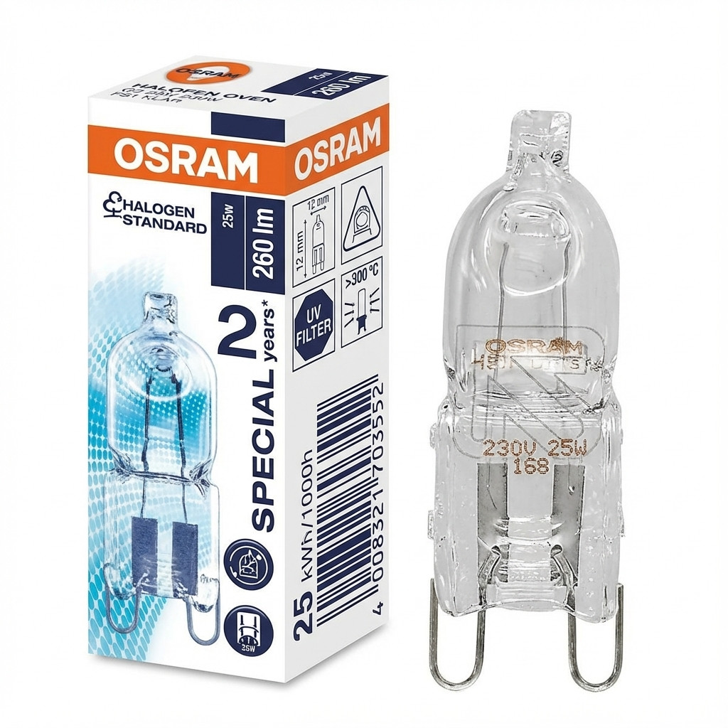Žarulja Osram Halogen Backofenlampe G9 25W 230V FS1 klar